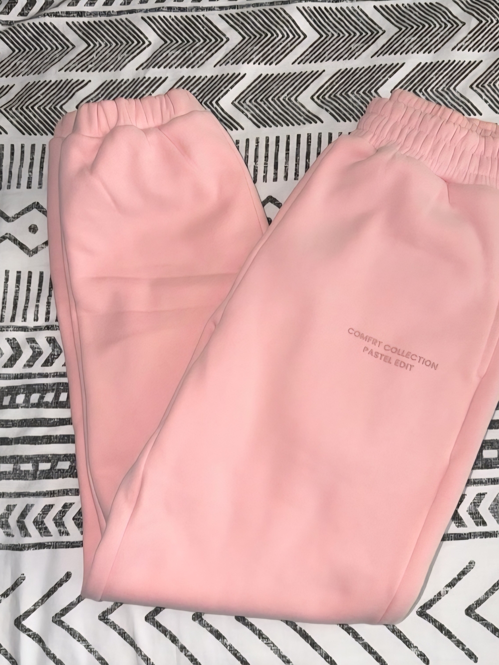 Pink Pastel Jogger Bottoms - Comfort Collection